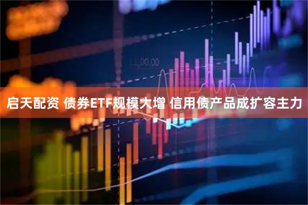 启天配资 债券ETF规模大增 信用债产品成扩容主力