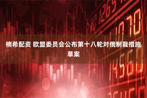 楠希配资 欧盟委员会公布第十八轮对俄制裁措施草案