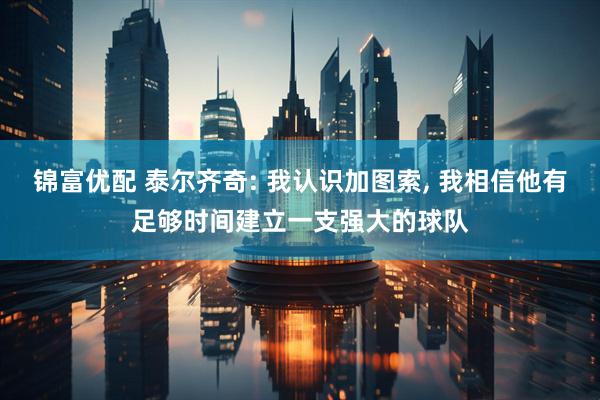 锦富优配 泰尔齐奇: 我认识加图索, 我相信他有足够时间建立一支强大的球队