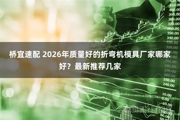 桥宜速配 2026年质量好的折弯机模具厂家哪家好？最新推荐几家
